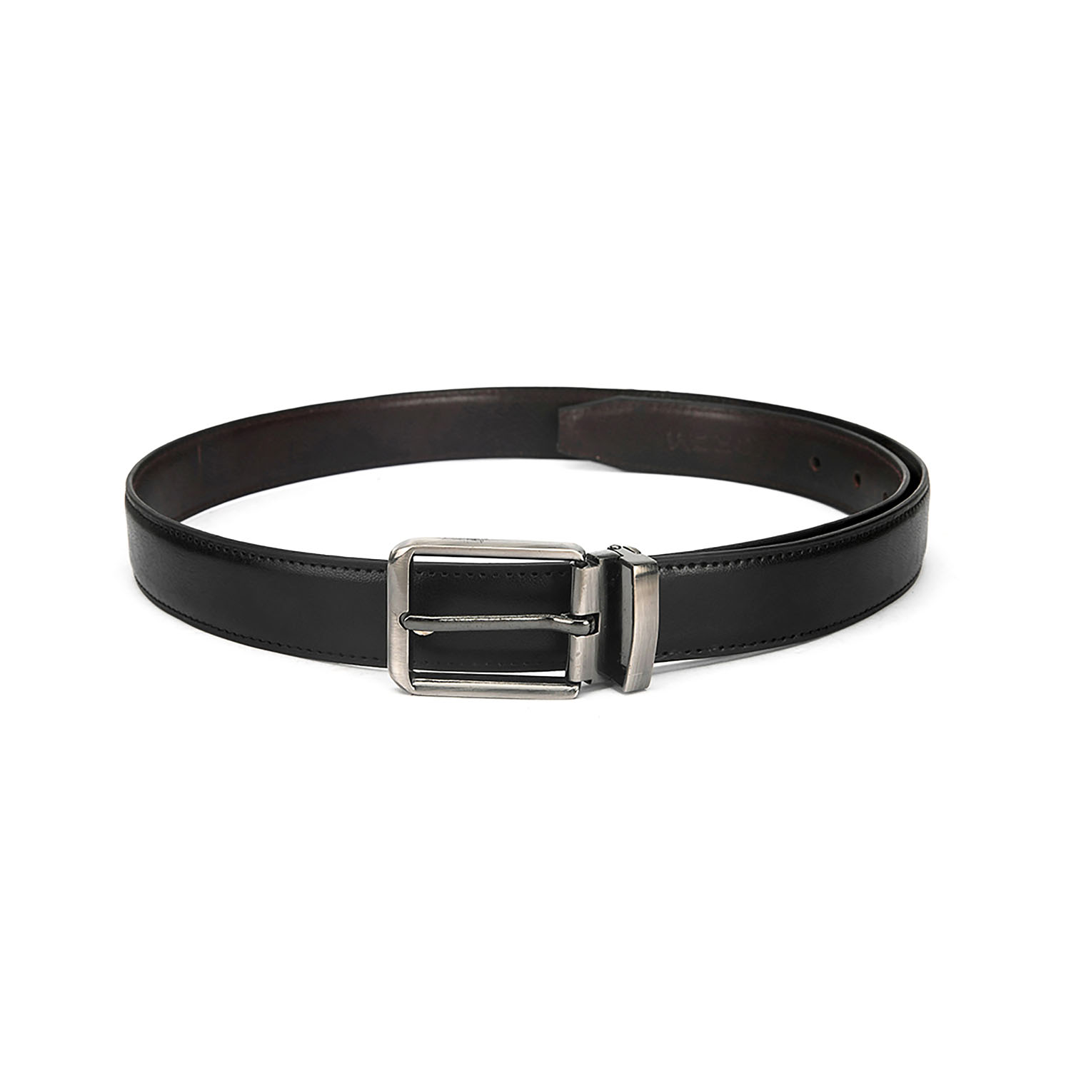 Men's Formal Belt with reversable Strap - FR-DB0001 - Black/Brown