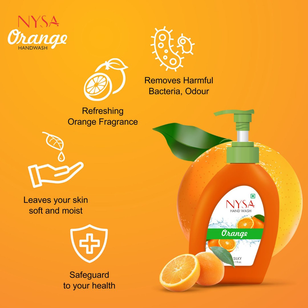 Nysa Orange Handwash(300 Ml)