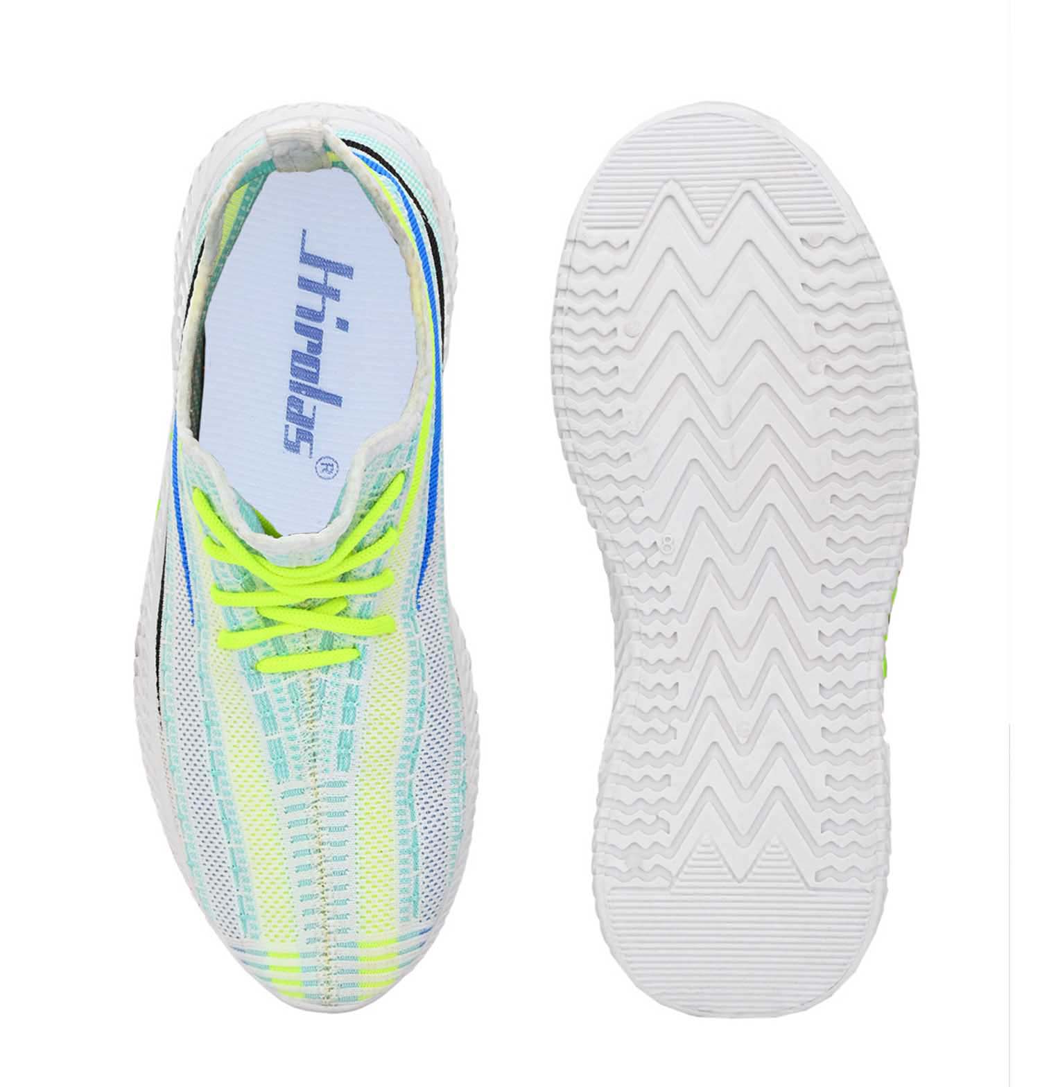 Pair-it Men's Sports Shoes - White-LZ-SPORTS002