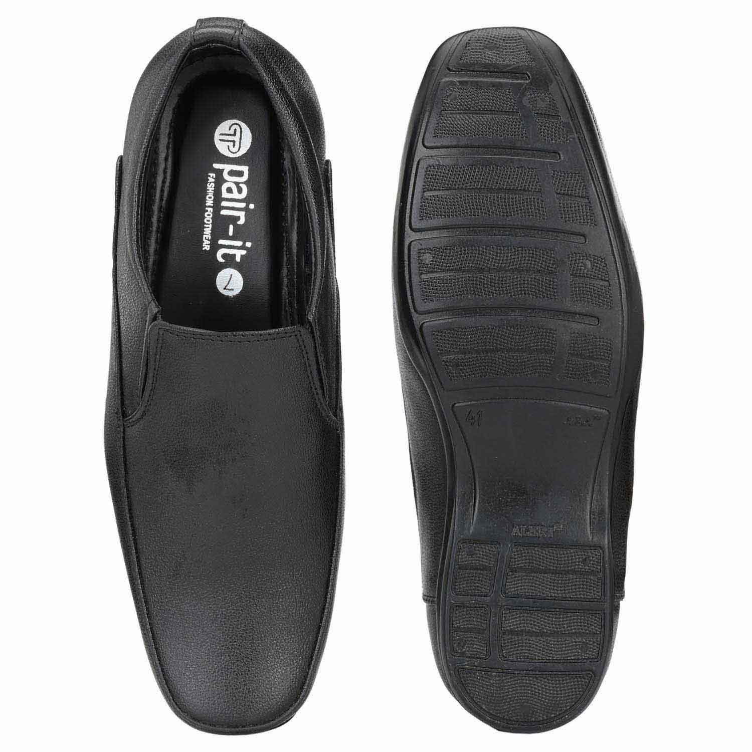 Pair-it Men moccasin Formal Shoes - MN-RYDER215 - Black