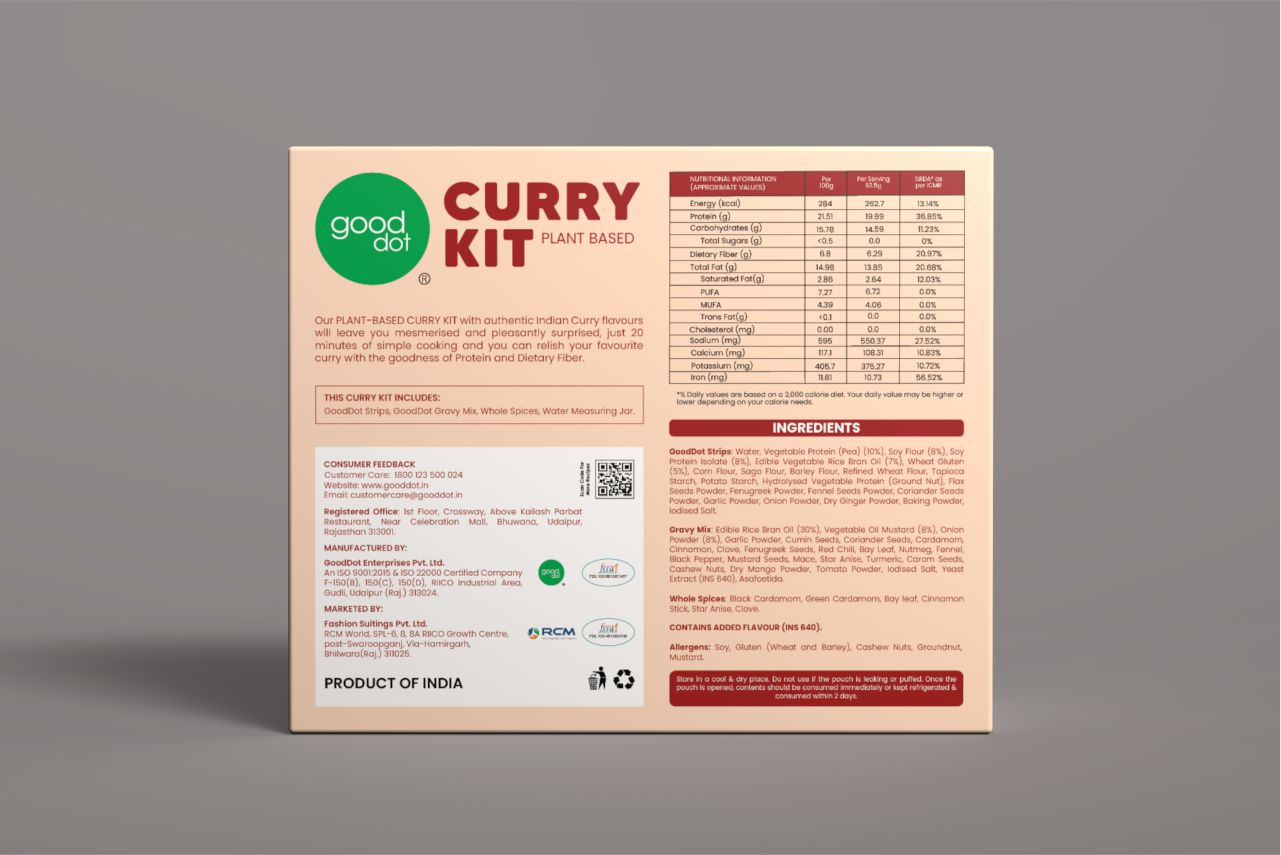 Gooddot Curry Kit(370g)