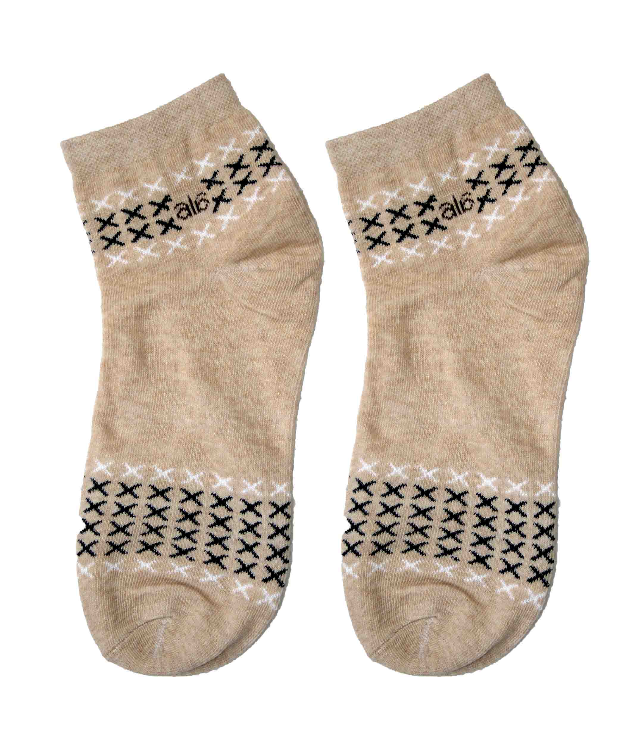 Foxy Cotton Men Socks - Ankle-BG-Mn-Ankle -003-BGE